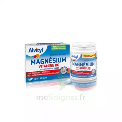 Alvityl Magnésium Vitamine B6 Libération Prolongée Comprimés Lp B/45 à Libourne